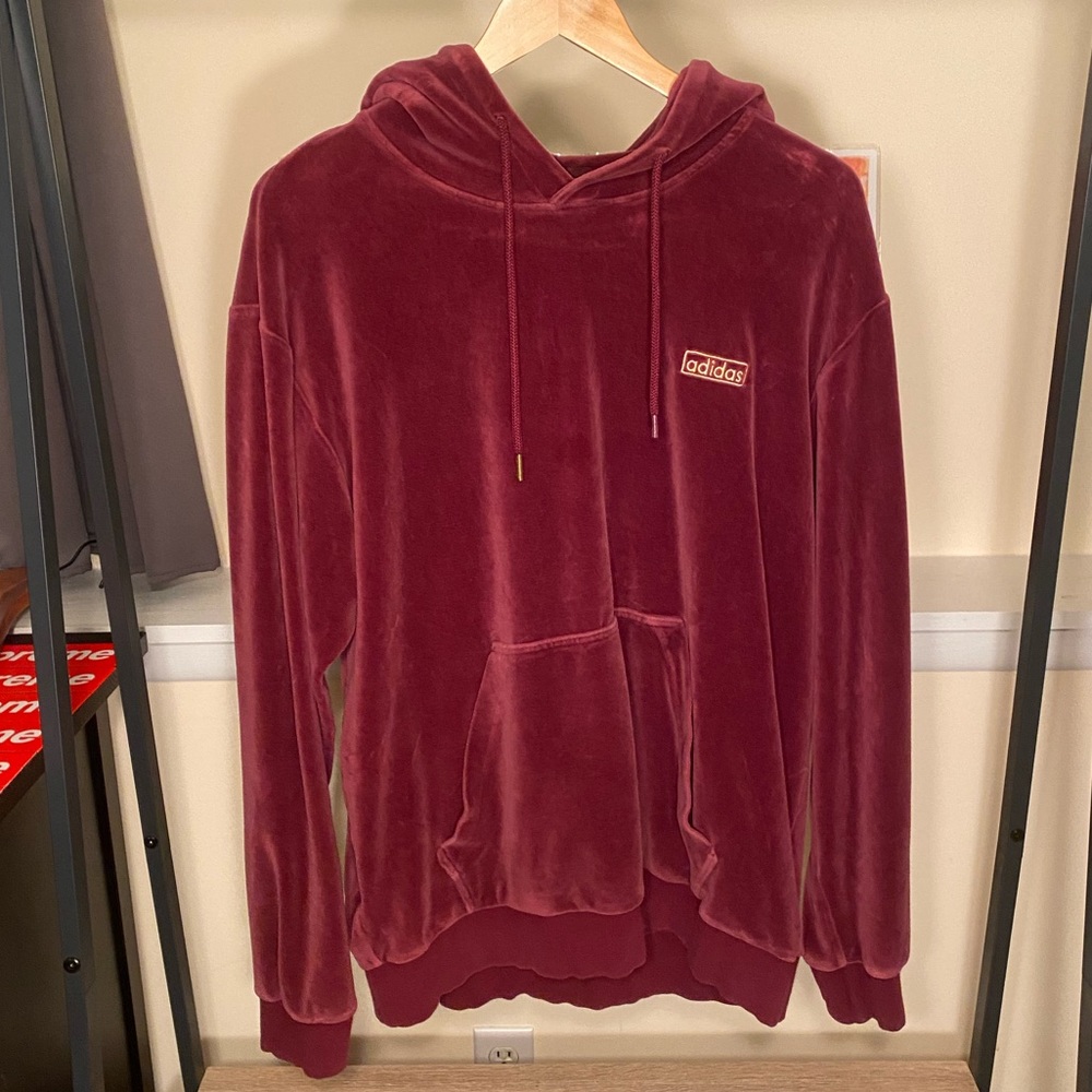 Adidas Velour Hoodie